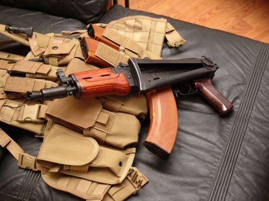 AKS-74U (with stock folded)