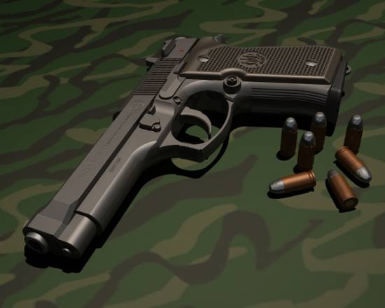 BERETTA (3D model of pistol)