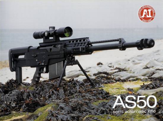 Accuracy International AS50 BMG Semi-Auto Rifle