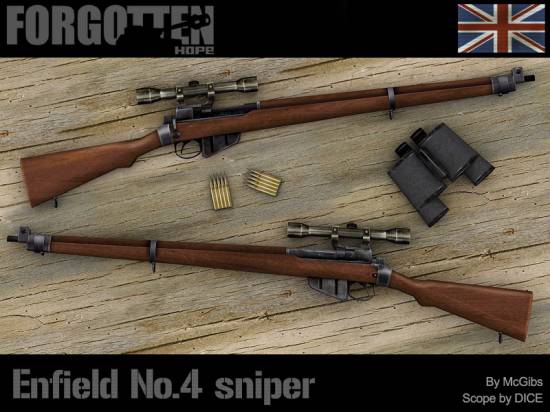Enfield No.4 sniper