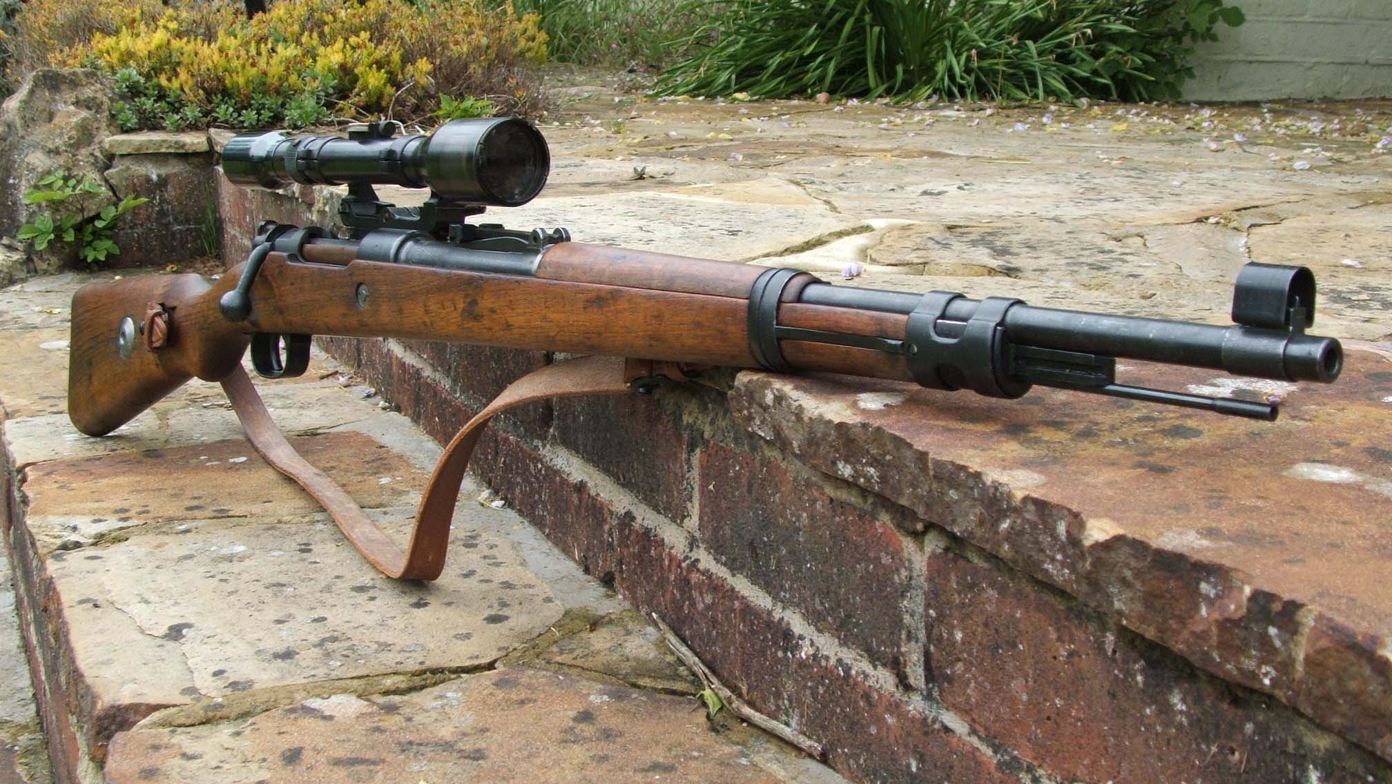 K98 sniper walnut - Обои на рабочий стол - Галерея оружия и 