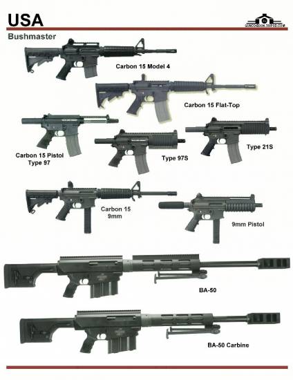 США: Bushmaster Carbon 15, Carbon 15 Pistol, ...