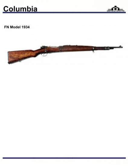 Колумбия: FN Mauser Model 1934