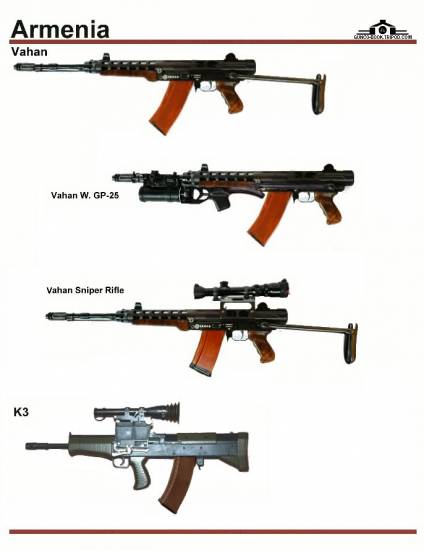 Армения: Vahan, K3, K11 Sniper Rifle
