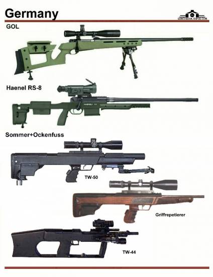 Германия: GOL Sniper Rifle, Haenel RS-8, Sommer...