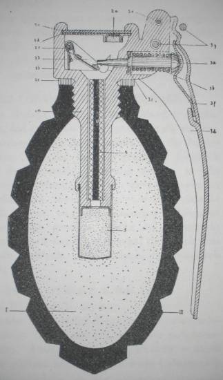 Granat obronny wz 23 with AC 24 fuze