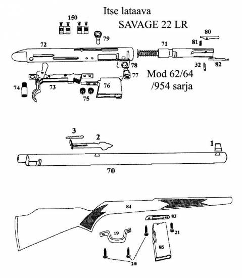 Savage M62, 64