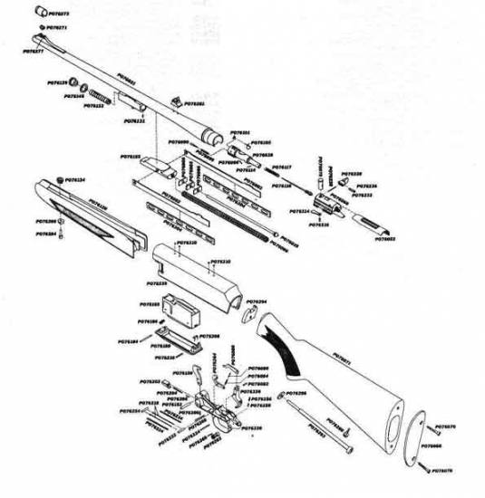 Browning BAR (explosion drawing)
