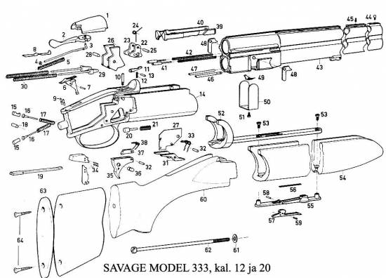 Savage M333