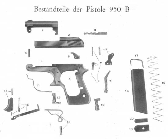 Beretta Mod 950 B