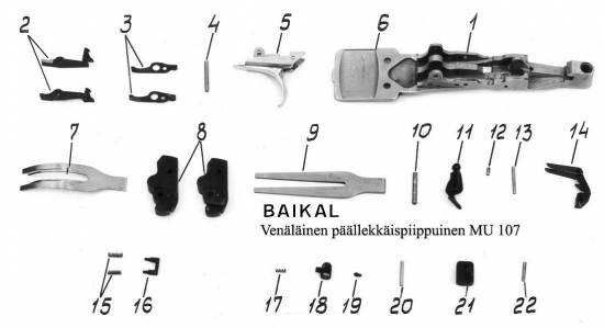 Baikal MU-107 (trigger)