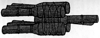 связка из пяти гранат образца 1914/30 года для борьбы с танками