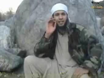 Кадр из видеообращения исламистов