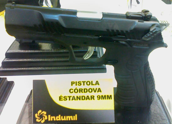 9-мм пистолет Cordova, разработанный колумбийской компанией Indumil