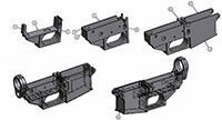 ствольная коробка AR-15 от компании Flat Spot