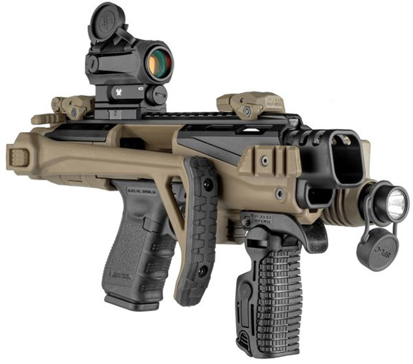 FAB Defense: комплект KPOS Scout для переделки пистолета Glock 17/19 в кара...