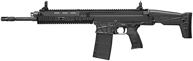 Новая винтовка CZ BREN 2 BR калибра 7,62x51 мм, вид слева