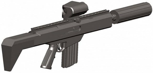 Возможный концепт штурмовой винтовки программы NGSW был опубликован в 2015 году