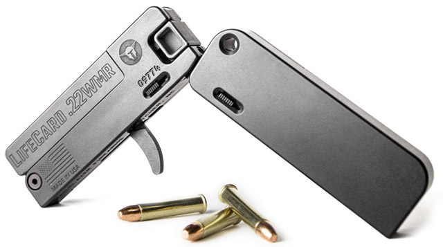 Новая версия пистолета LifeCard калибра .22 Magnum