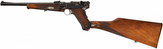 карабин Hiram Maxim Presentation DWM Model 1902 Luger