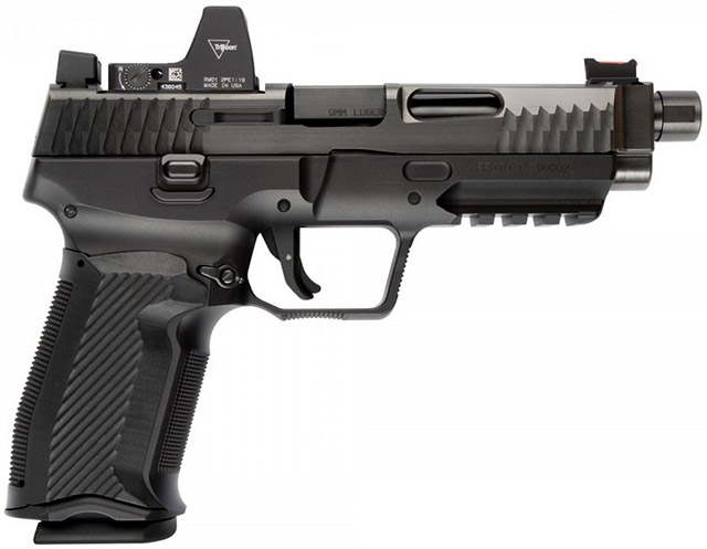 Пистолет NEMO Arms MK-9MM-5SFTB-B с коллиматором Trijicon RMR Type 2 и увеличенными прицельными приспособлениями XD BigDot