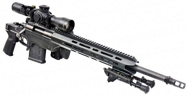 Saber M700 Tactical Rifle со сложенным прикладом