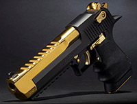 Black & Titanium Gold Desert Eagle (DE50BATG)