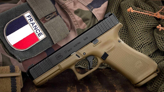 Французский вариант пистолета Glock G17 Gen 5 получил гражданский паспорт и буквы «FR»