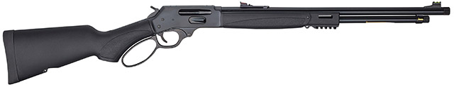 Модель Lever Action X
.30-30 оснащена полностью синтетическим прикладом
со встроенными антабками для ремня, прорезями для аксессуаров Пикатинни и M-Lok,
а также стволом с резьбой 5/8 × 24, являющимся отраслевым стандартом