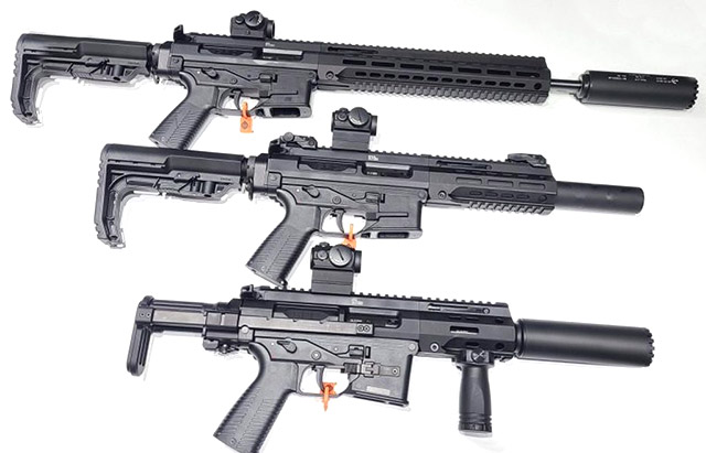 B&T SPC9 может комплектоваться спусковыми коробками под 9-мм магазины Glock, P320 или B&T