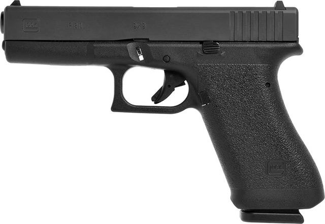 Glock P80 отличается от пистолета Glock 17 первого поколения только технологией нанесения защитно-декоративного покрытия