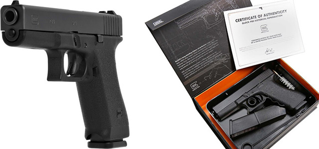 Коллекционный Glock P80 поставляется в оригинальном кейсе фирмы Tupperware
