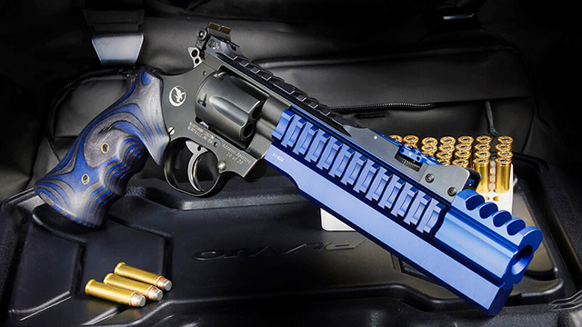 Коллекционный револьвер Nighthawk Custom Korth Azzurro Sportivo Limited