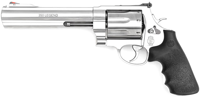 Револьвер Smith & Wesson Model 350 весит более двух килограммов с пустым барабаном