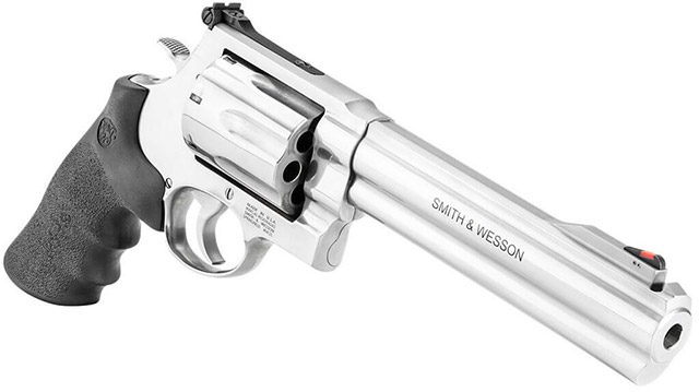Рамка, барабан и
 детали УСМ револьвера Smith & Wesson Model 350 изготовлены из нержавеющей стали