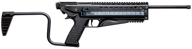 С разложенным прикладом длина карабина Keltec R50 составляет 775 мм. Это вдвое больше, чем у пистолетного варианта (380 мм)