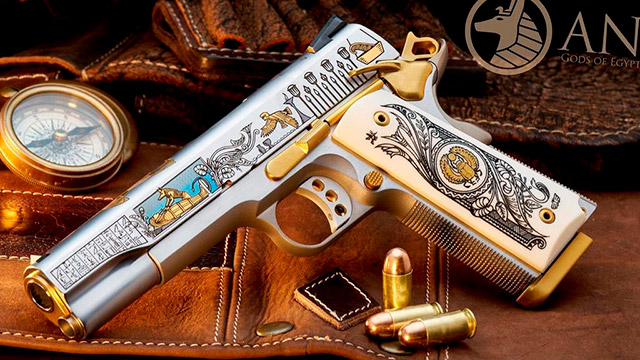 Anubis стал первой моделью в серии пистолетов SK Guns, посвящённых истории Древнего Египта