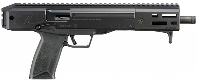 5,7-мм пистолет Ruger LC Charger с 262-мм стволом весит 1,9 кг