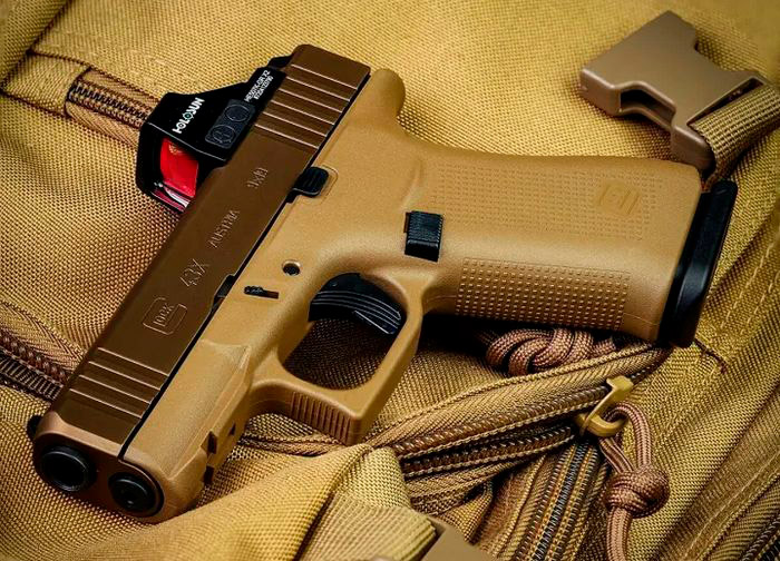 Coyote Brown
 Glock 43X MOS
