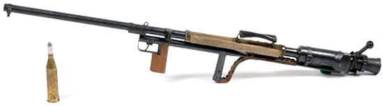 ПТР Carl Gustav pvg m/42 с патроном 20x180R