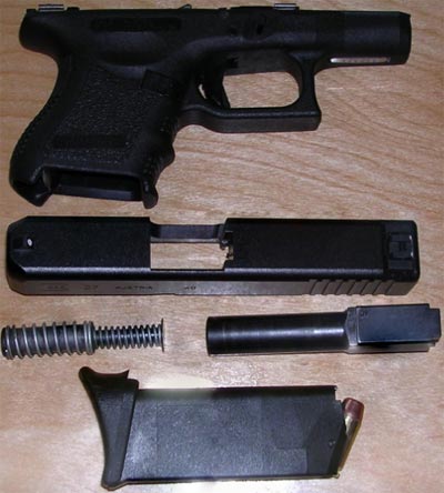 Glock 27 неполная разборка