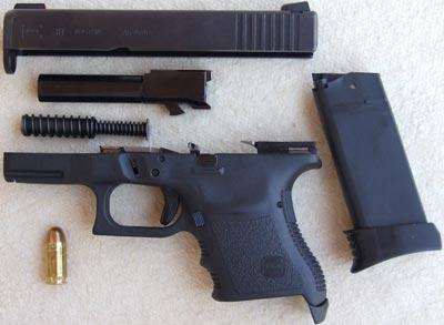Glock 30 неполная разборка