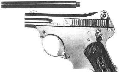 короткая модель пистолета Erika с удлиненным стволом