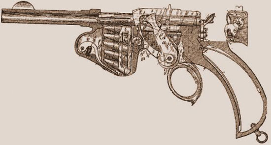 схема пистолета Лаумана