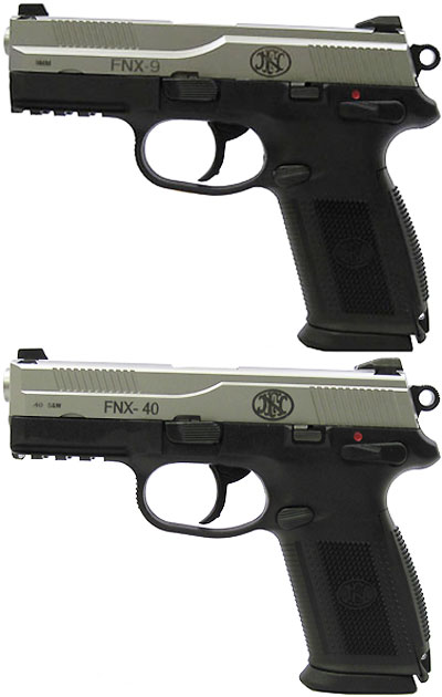 FNX-9 (сверху) и FNX-40 (снизу)