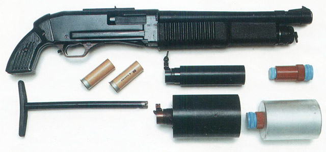 Комплекс КС-23М с боеприпасами и насадками «Насадка-6» и «Насадка-12»