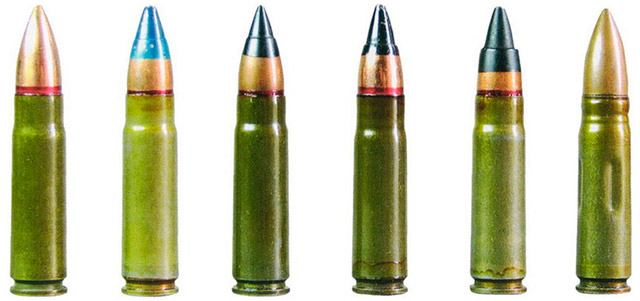 9×39-мм патроны СП5, СПП (7Н9), СП6, БП (7Н12), ПАБ9, СП6УЧ