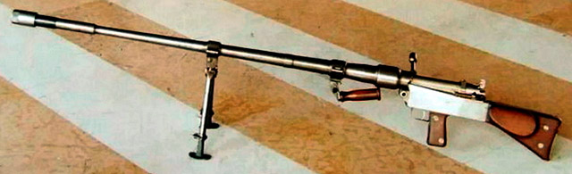 Опытное противотанковое ружьё с коническим стволом конструкции Янечека калибра 15/11 мм