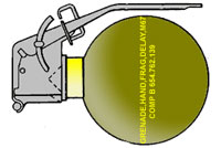 Американская ручная осколочная граната M67 (M67 Fragmentation Hand Grenade)