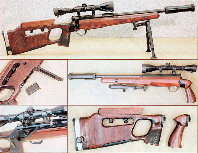 Ранний вариант винтовки СВ-99 с прицелом ПО4×34